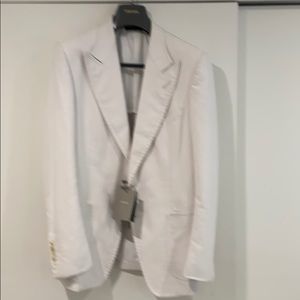 Tom Ford white cotton blazer! New w/ tags size 38